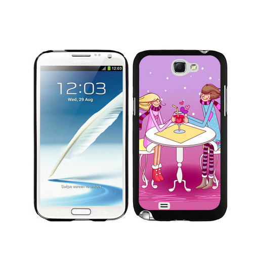 Valentine Lovers Samsung Galaxy Note 2 Cases DLX - Click Image to Close